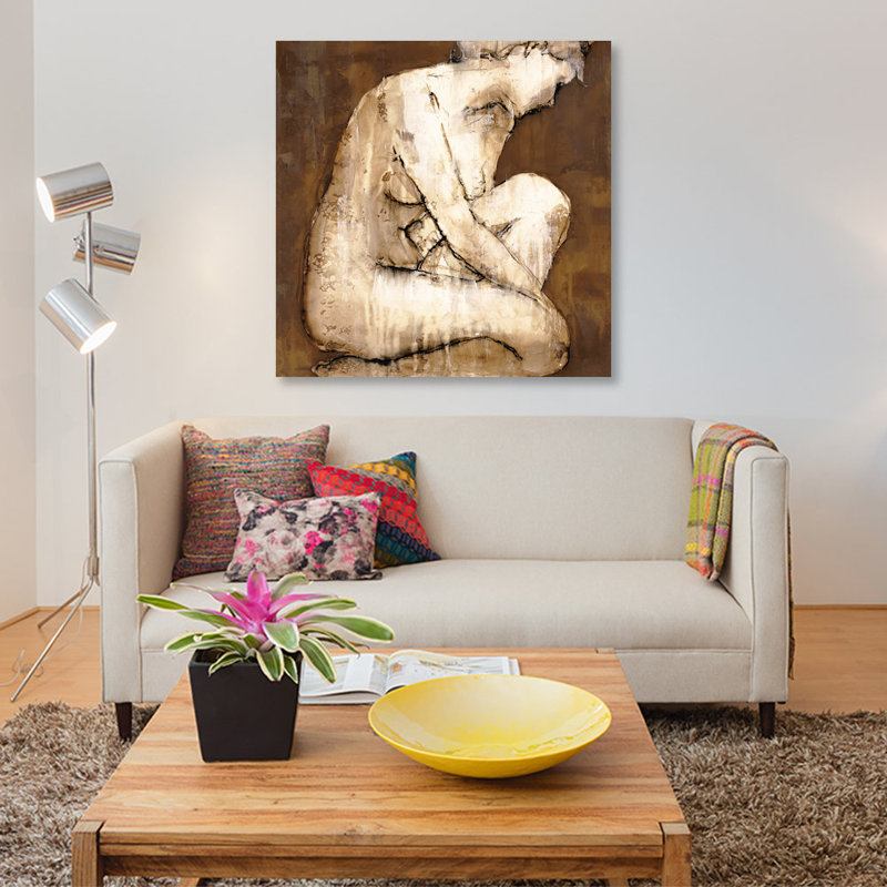 « poise », reproduction sur toile, H 18 po x l 18 po x P 1,5 po, Pas de tapis, Toile tendue