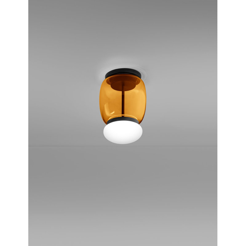 Faro Celling Lamp S UL, Matt Black 2, Dark Amber White, 3000 Kelvins