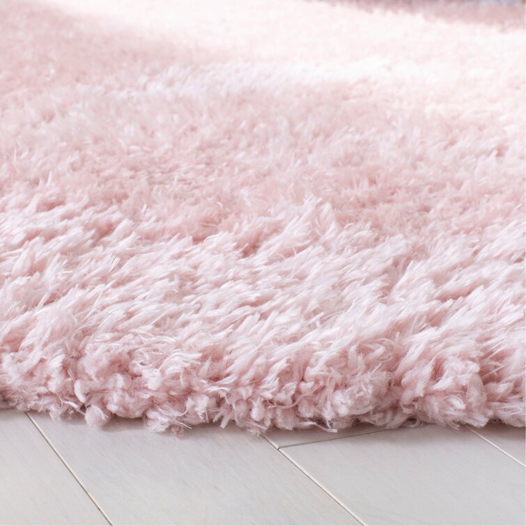 Ebern Designs Isidore Blush Area Rug, Pink