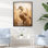 «Brown Duck Elegance I» - Art mural animal canard