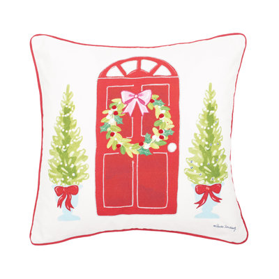  Coussin décoratif imprimé et embelli de porte