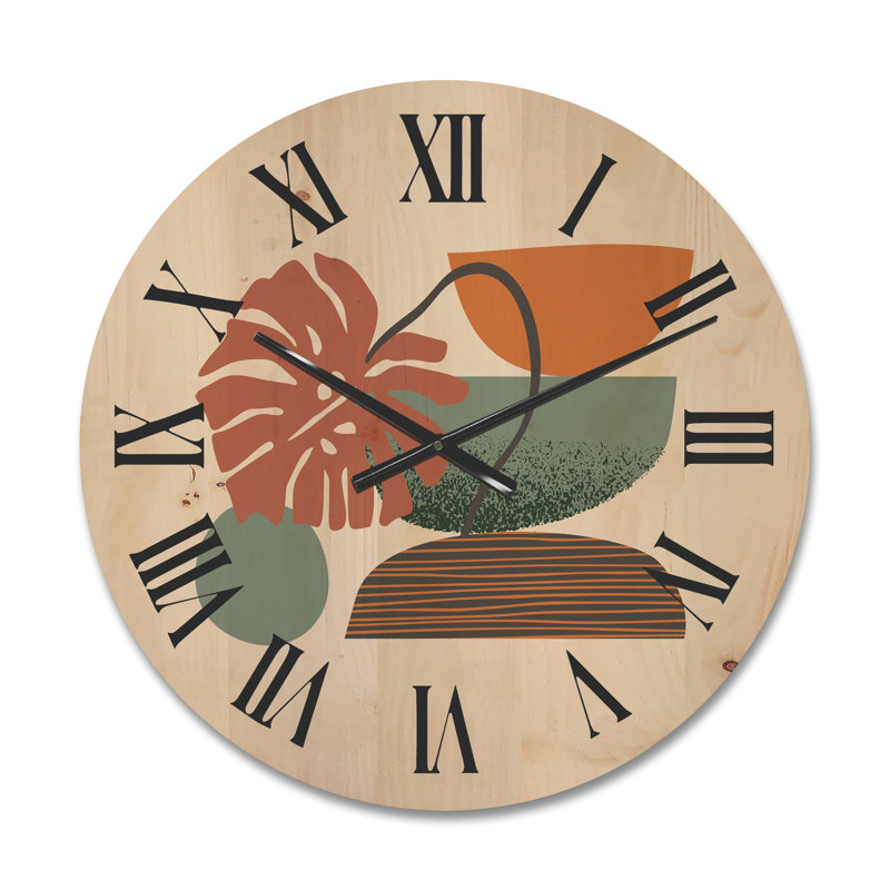 Horloge murale géométrique, Moyen