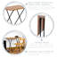 Harbour Housewares - Wooden Folding Desk & Chair Set-61894856-91418252