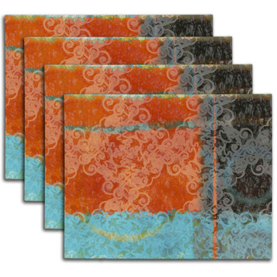 Napperon abstrait en polyester