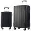 Ensemble de valises Hardshell ABS 2 pièces extensible avec roulettes TSA Lock pour hommes femmes