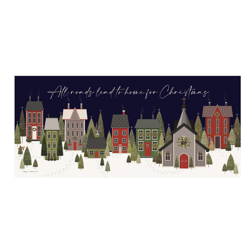 Tapis de Noël Christmas Town Sassafras
