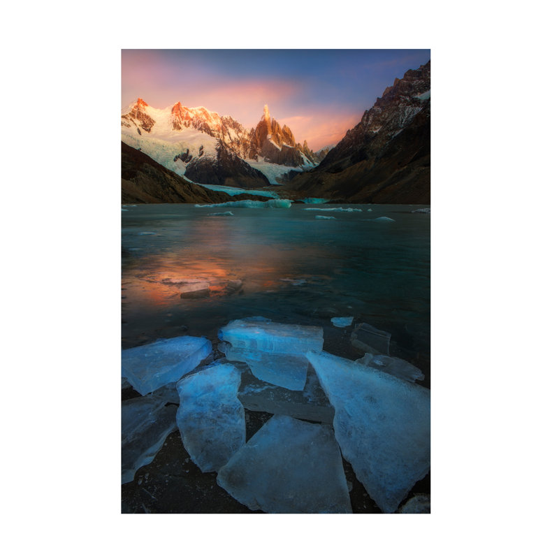 Art sur toile, "Y Frozen Morning", H 47 po x l 30 po