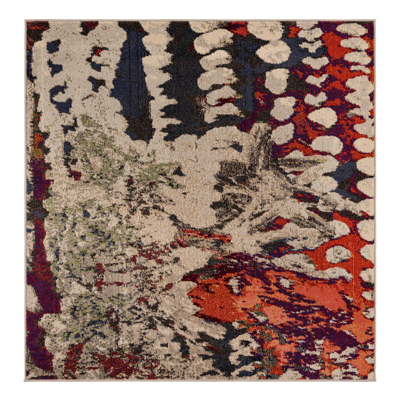 Wrought Studio Ansela Rug, Square 5'3"