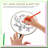 10pcs White Hand Fans for DIY Projects