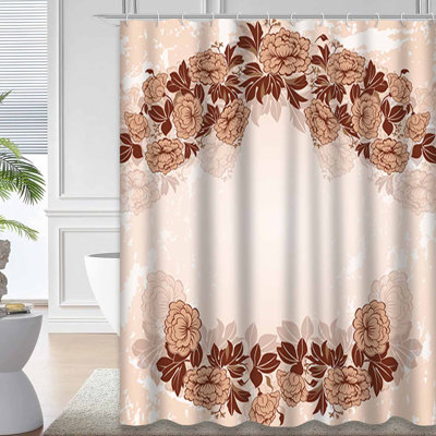 Guirlande de fleurs rétro aux couleurs pastel avec 12 crochets