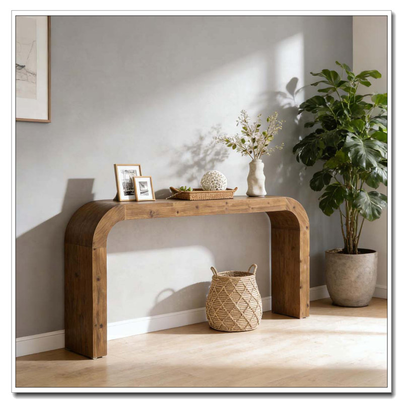 Table de canapé en bois Farmhouse