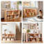 Bibliothèque Montessori, armoire de rangement en bois à 5 sections, organisateur de rangement pour jouets avec bibliothèque pour enfants, tablette pour chambres d'enfants, salle de classe, salle de jeux, garderie, école maternelle