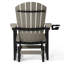 Fauteuil oscillant Benno Adirondack, noir-130678193
