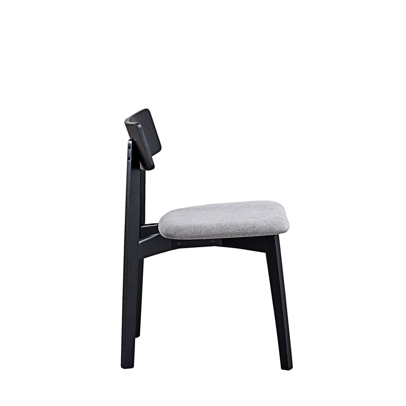 Chaise d'appoint en bois (ensemble de 2)