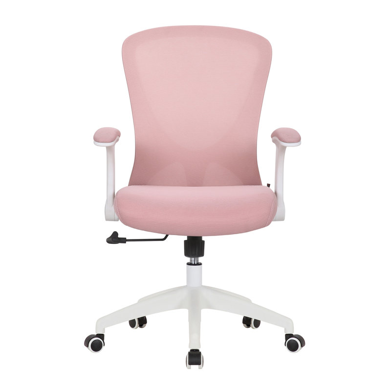 Chaise de travail en filet Pranav Dario, Rose