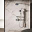 Douche à main multifonctionnelle 2,5 gallons par minute avec la technologie d'induction d'air Katalyst-455943876