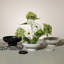 Arrangement floral japonais en céramique Ikebana-34273188
