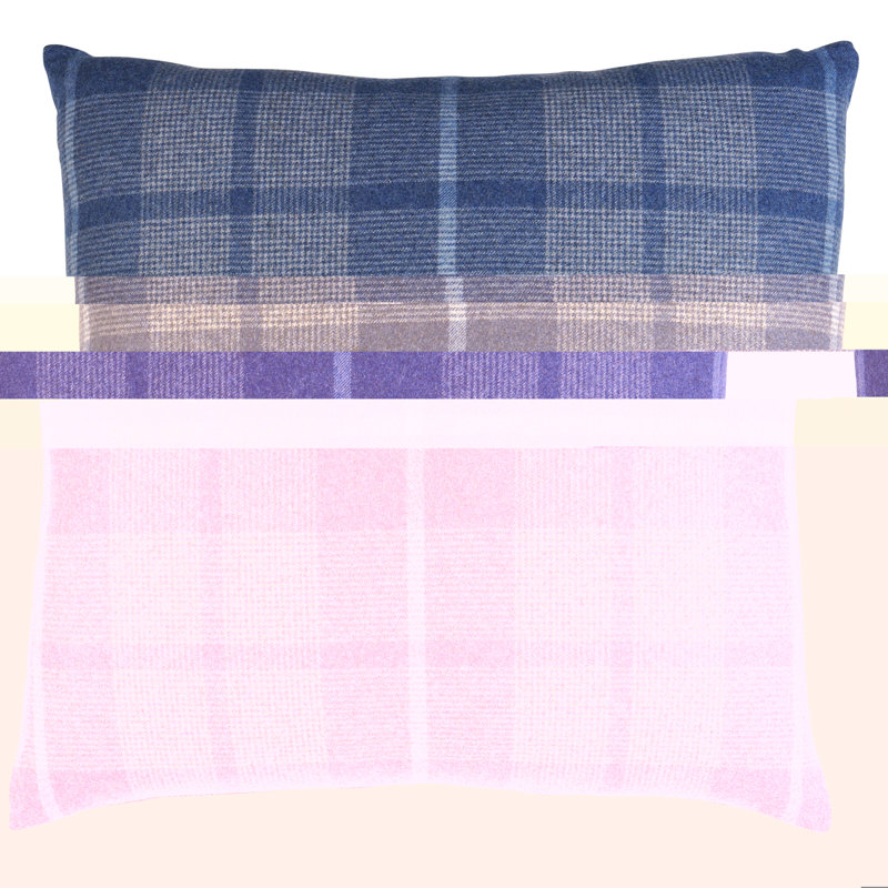Coussin en laine Montana, Ardoise