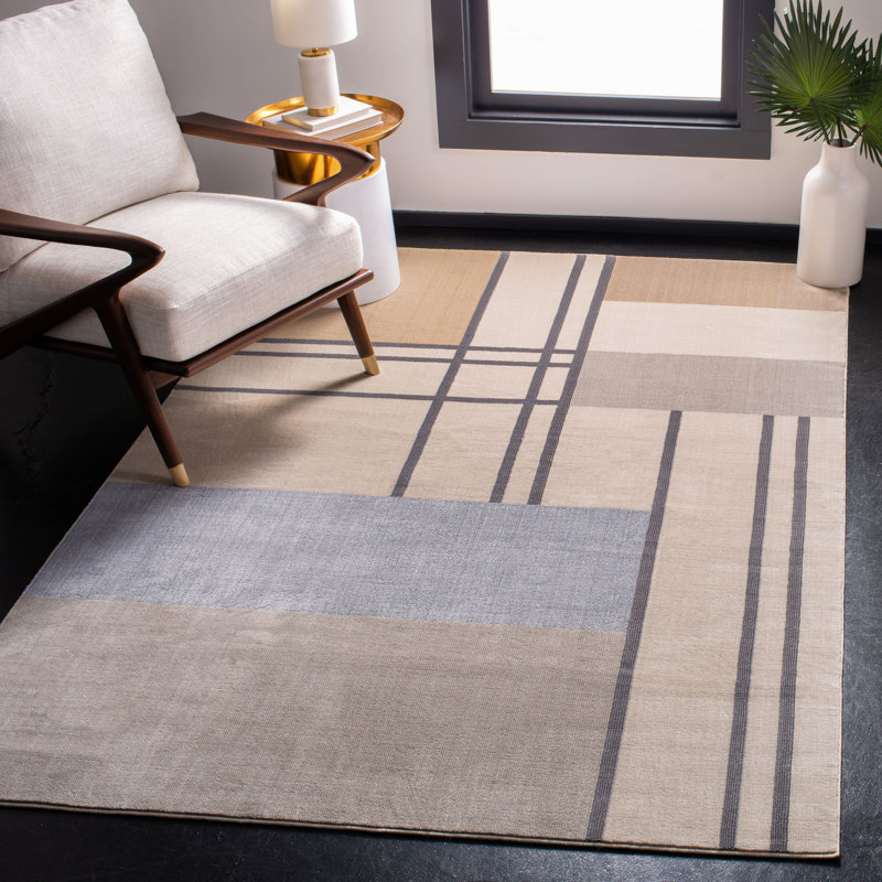 Tapis géométrique Bohuslavice Orwell 300 Performance, Rectangle 6 pi 7 po x 9 pi 1 po