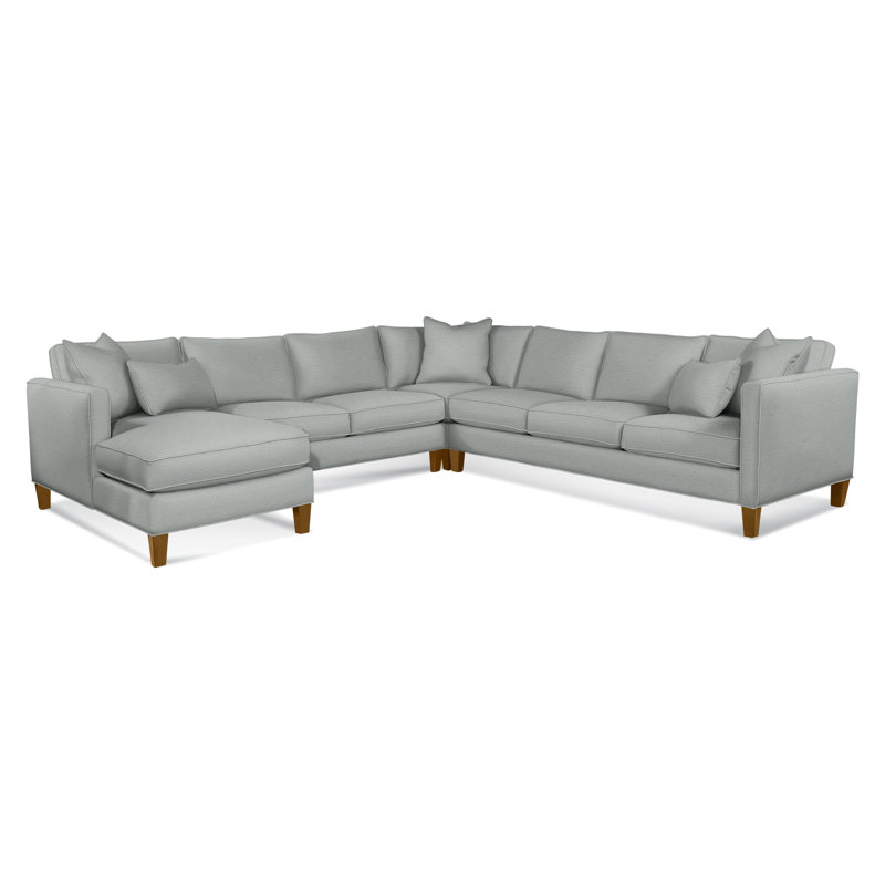 Sectional, Havana, Left Hand Facing, Brown Geometric, 0456-33