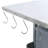 40.5" Outdoor Grill Cart With Stainless Steel Top-1420553892