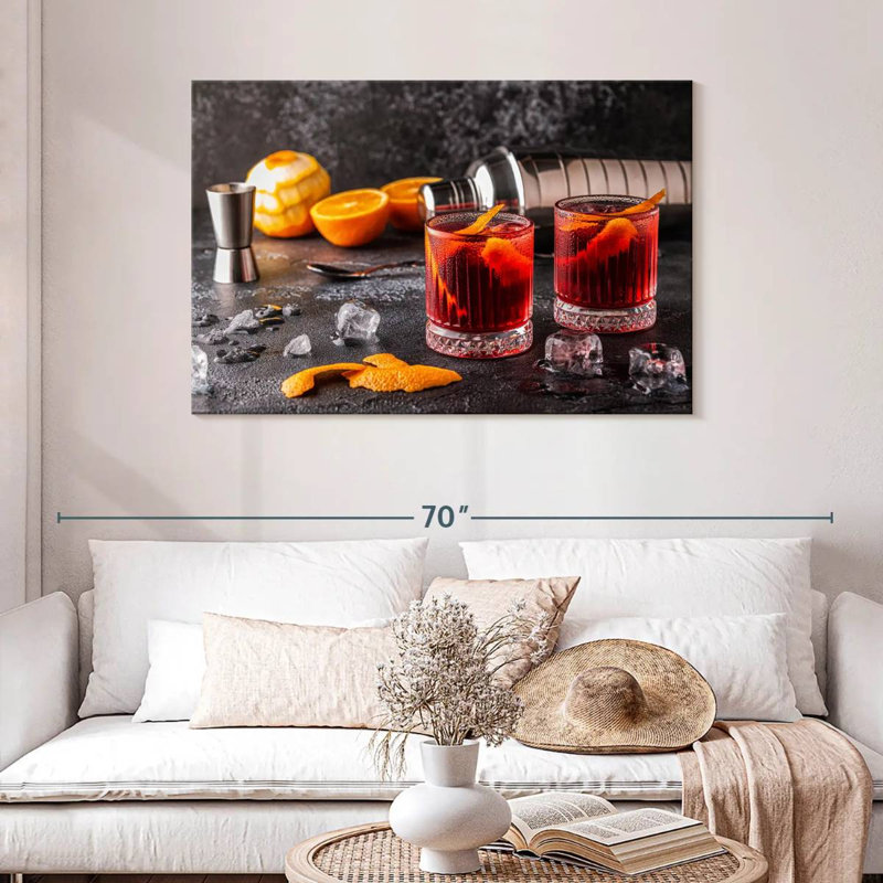 Yarlin Negroni pour deux, H 30 po x l 45 po
