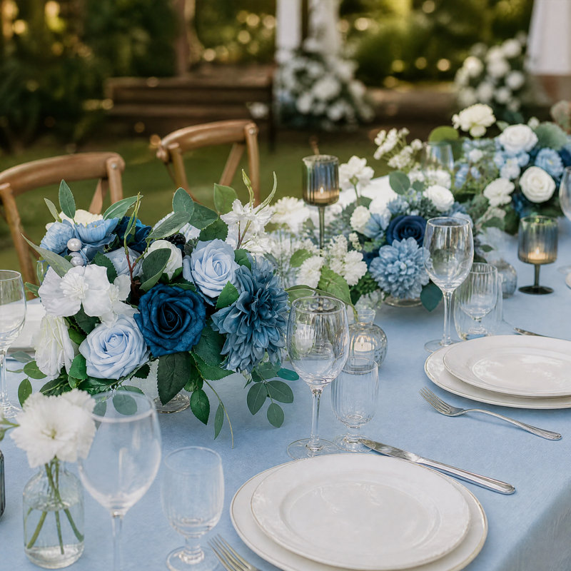 Ensemble de mariage de 11 pouces, bouquet de demoiselle d'honneur Boho, bouquet de mariée Real Touch, arrangement floral pour mariage, ensemble de 4