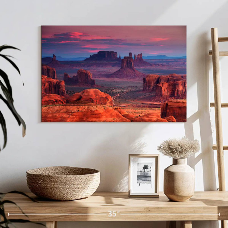 Hannes Monument Valley, paysage désertique, H 16 po x l 24 po