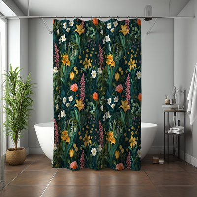 Islip Floral Shower Curtain