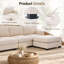 Canapé modulable moderne 4 places de 243 cm (95,68 pouces) pour salon-418857423