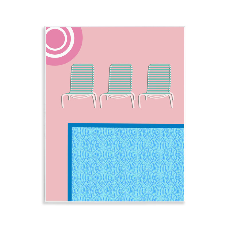 «Summer Poolside View» par Regina Moore