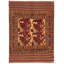 Tapis rouge foncé Tajik 6 pi 7 po x 8 pi 11 po