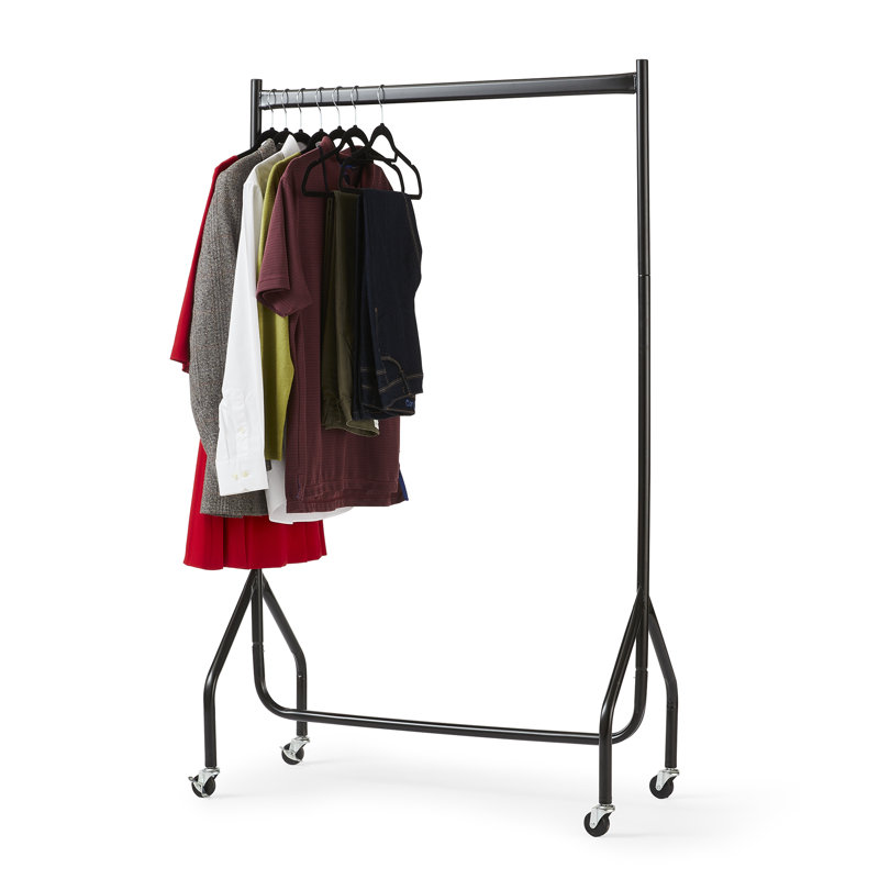 Heavy Duty Steel No Tools Required 180cm Wide Clothes Rail, 150cm H x 91cm W x 46.5cm D