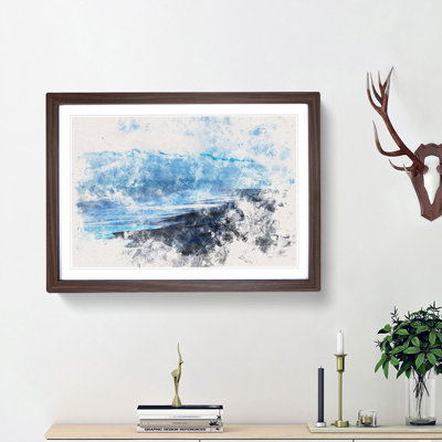 Mountain Beach - Framed Print