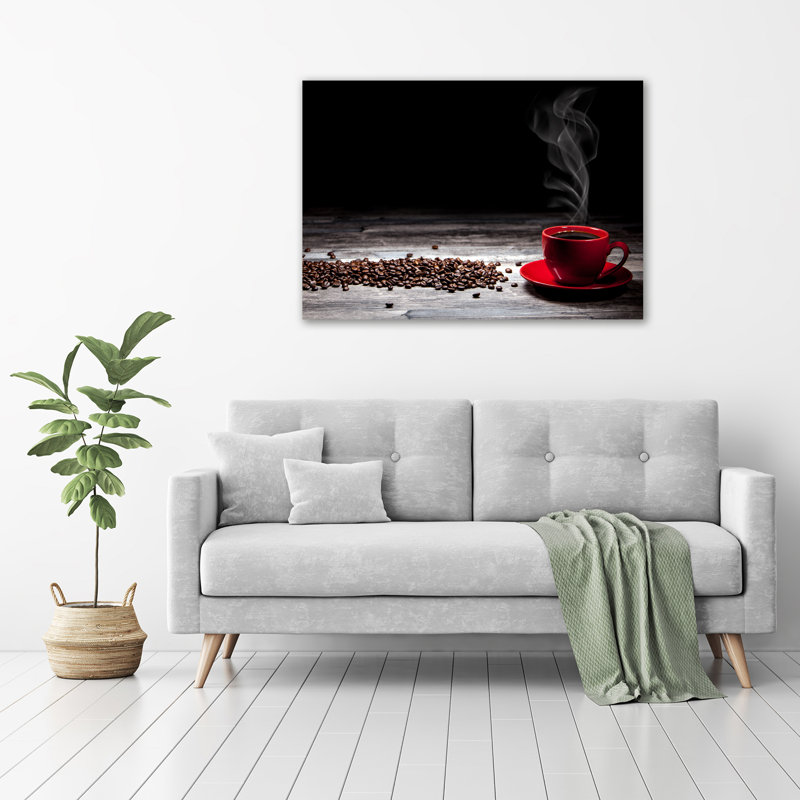 Aromatic Coffee - Print, 70cm H x 100cm W x 2cm D, Canvas