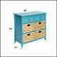 Armoire-console à finition sarcelle Flavius avec rangement spacieux et design intemporel pour les maisons modernes-1234078244