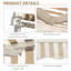 Auvent de terrasse rétractable avec auvent à manivelle manuel 12 pi x 10 pi Outsunny-1216406747-1216406726