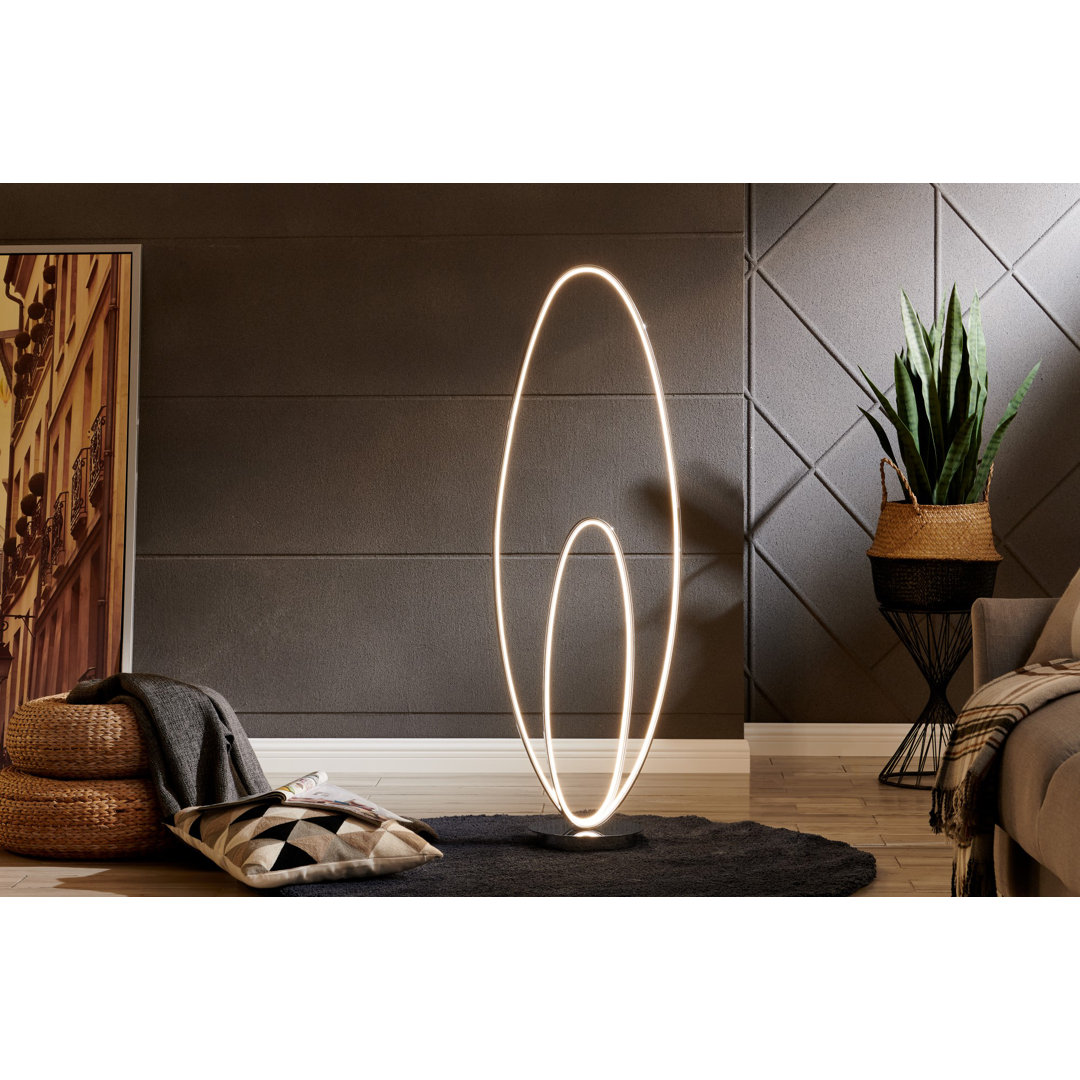 Carthage 47'' Chrome LED Novelty Floor Lamp Orren Ellis