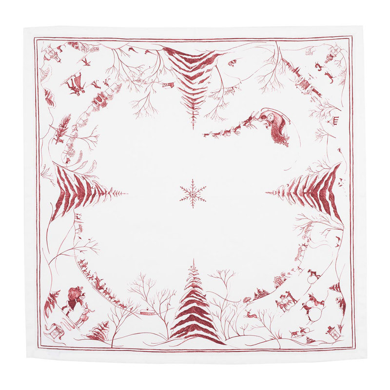 Country Estate Harvest Napkin, Ruby
