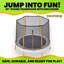 Trampoline rond de 60 po avec enceinte Jumpking - le plaisir ultime pour le jeu intérieur et extérieur!