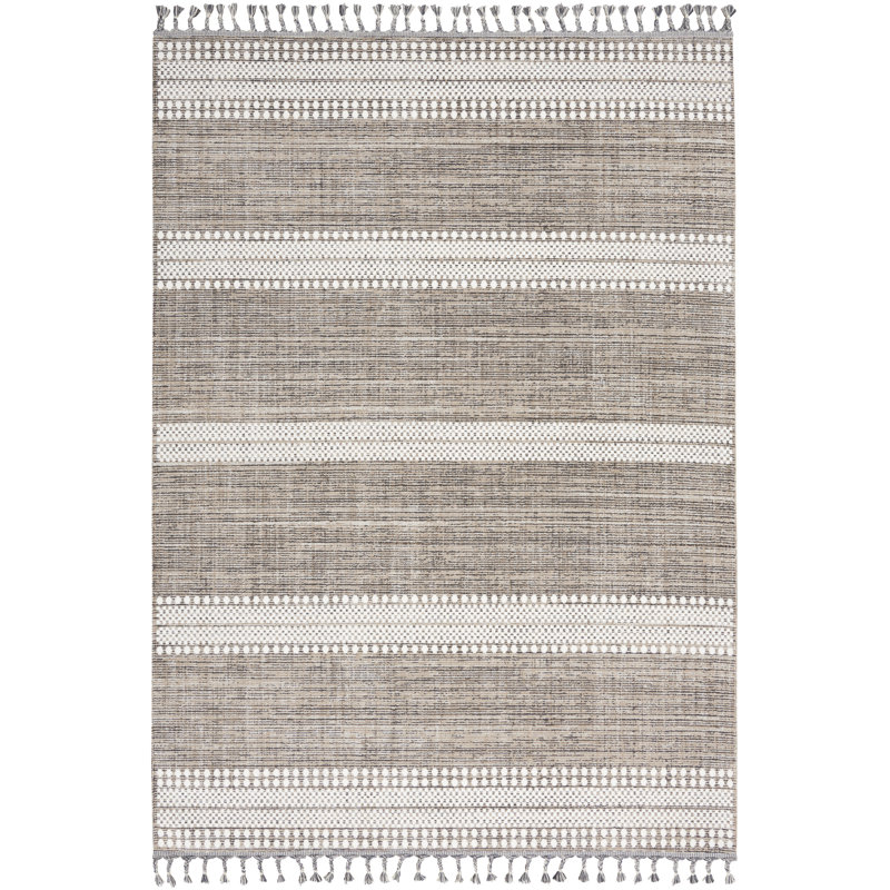 Tapis gris Jesica, Rectangle 4 pi x 6 pi 2 po