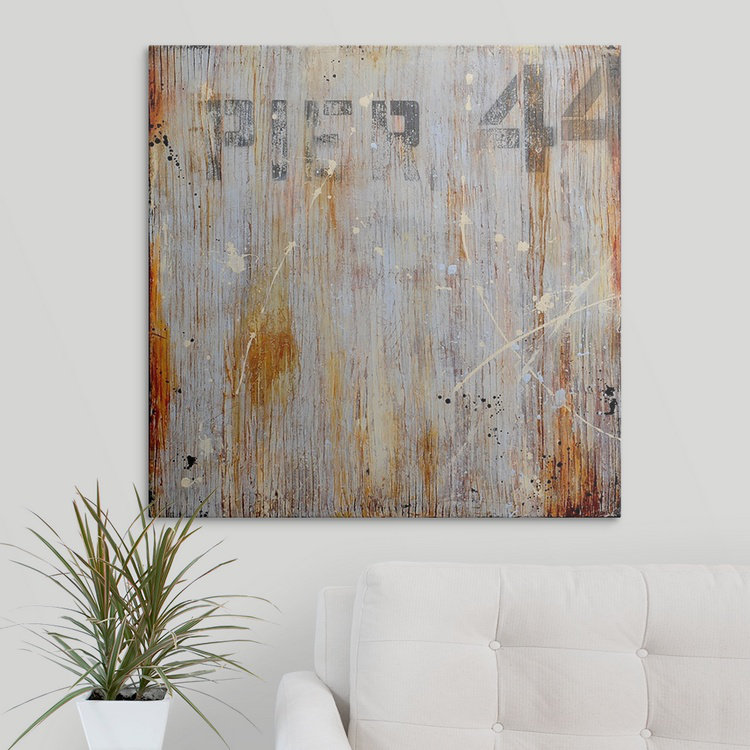 «Pier 44» par Bellemy, impression, H 24 po x l 24 po x P 1,5 po, Toile