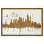 Villes et lignes d'horizon dorées, horizon moderne et contemporain de New York, reproduction sur toile-67049514-67049515