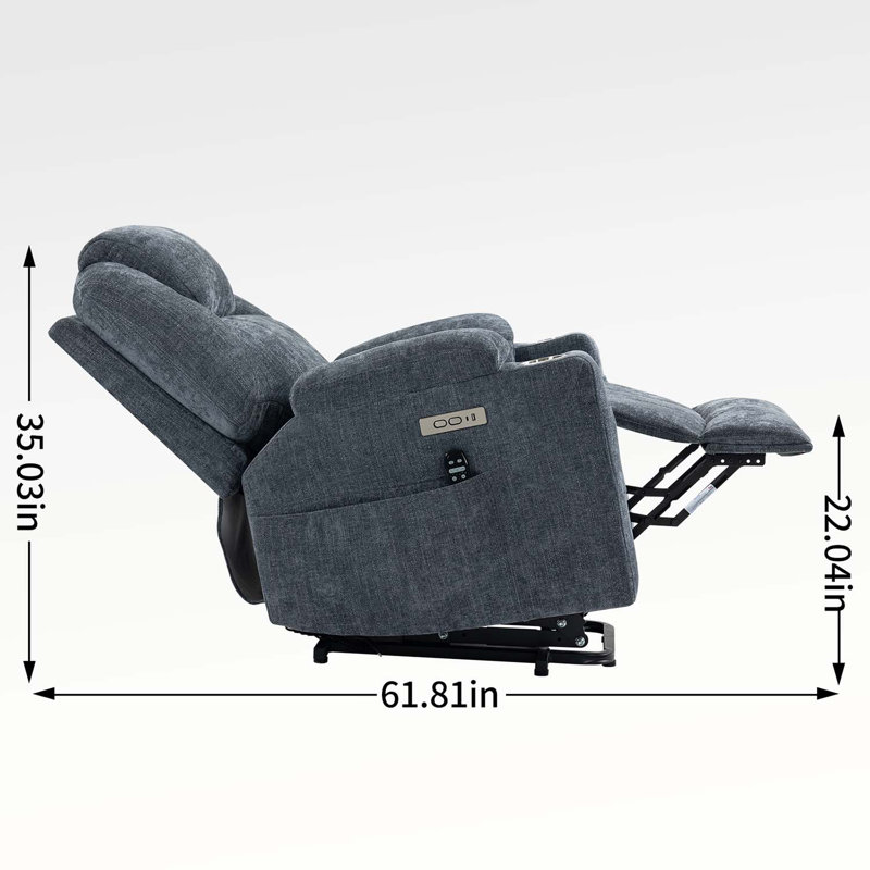 Fauteuils inclinables, Gris chenille