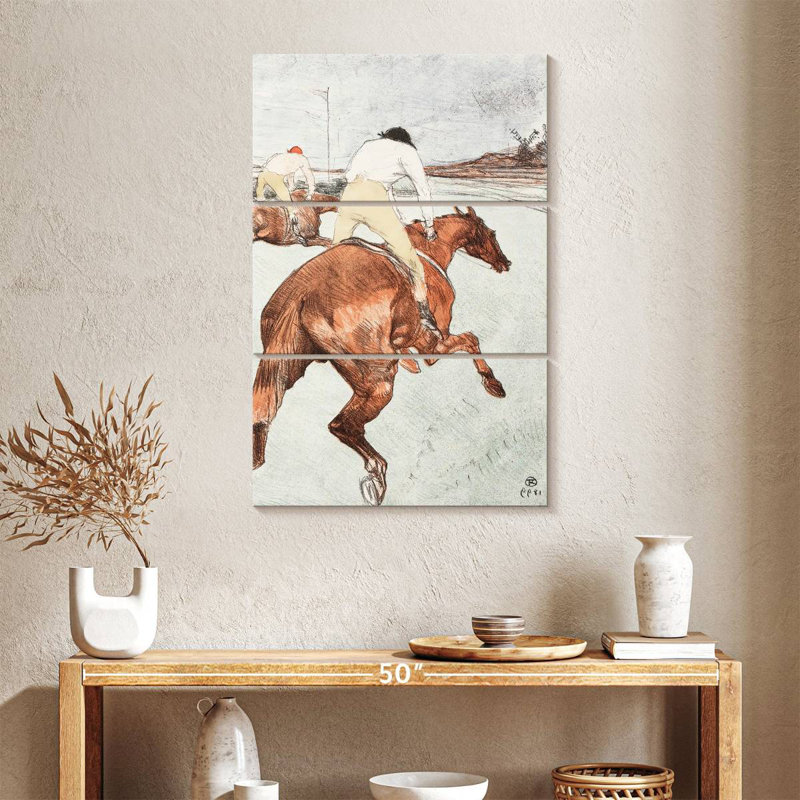 Sirci le jockey 1899, H 38 po x l 24 po