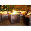 Cayden 25" H x 30" W Steel Propane Gas Fire Pit Table