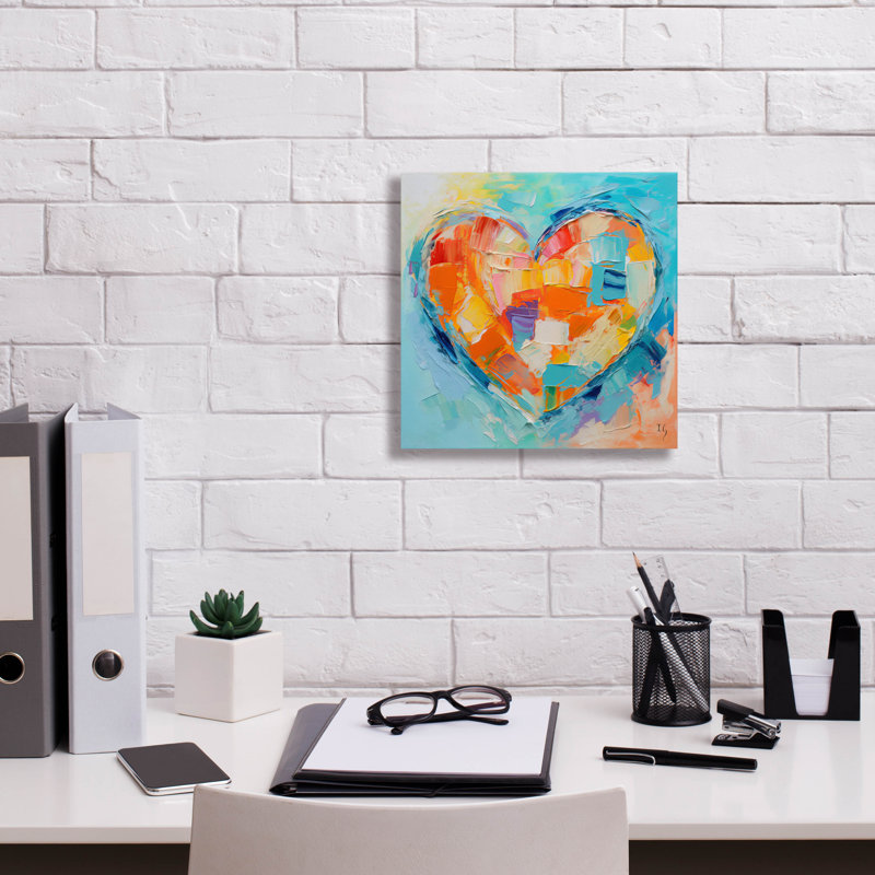 «Colours of Emotion» d'Ivan Guaderrama, H 12 po x l 12 po x P 0,75 po