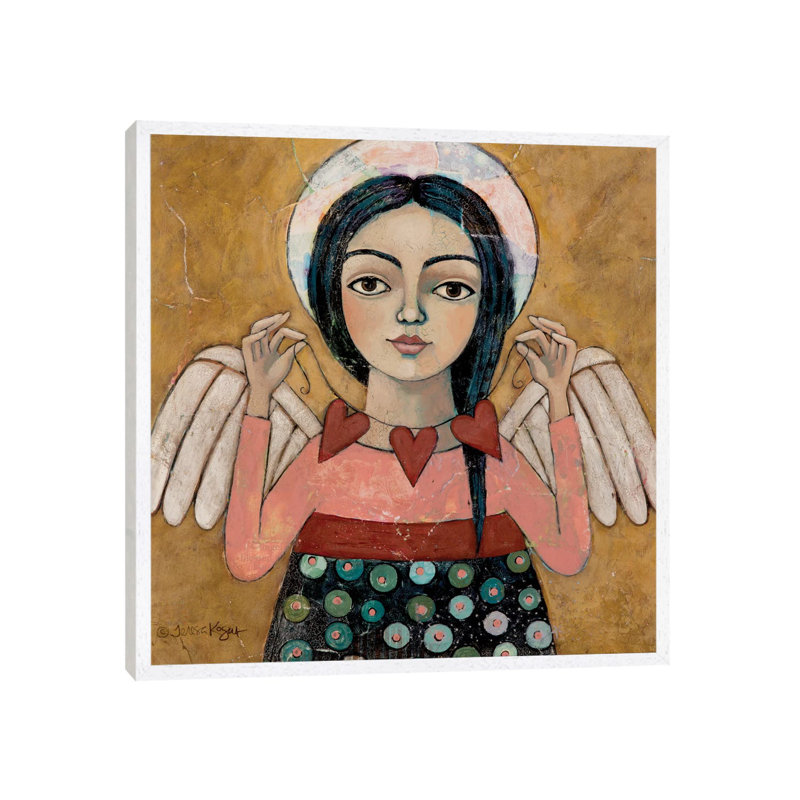 Heartstrings Divinity Calendar by Teresa Kogut - Print on Canvas, 66.04cm H x 66.04cm W x 3.81cm D, White Floater Framed