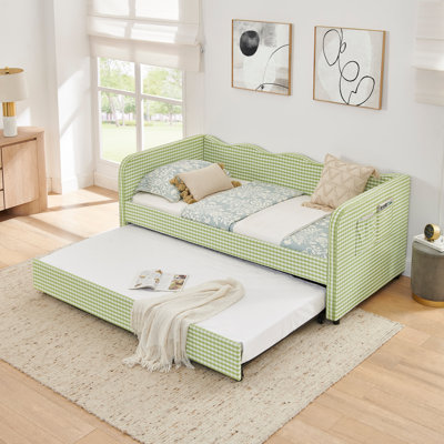 Unique Contemporary Design Upholstered Bed