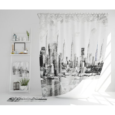 Nashlie Polyester Shower Curtain Set